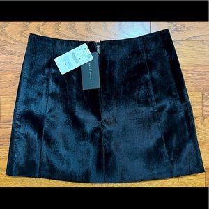 Zara Woman Vegan Calf Hair Skirt